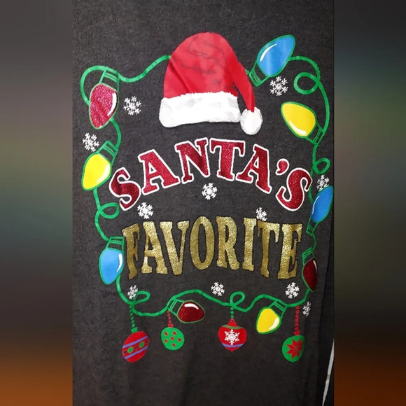 No boundaries Santa's favorite long sleeve shirt - Picture 3 of 3